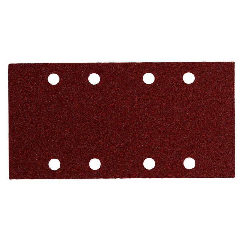 10 feuilles abrasives auto agrippantes 93 x 185 mm p 180 série « professional » pour bois et métal pour ponceuse vibrante Metabo 10 pièces