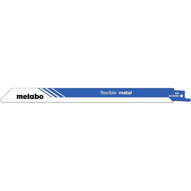 Metabo - 100 lames de scie sabre « flexible metal » BiM - 225 x 0,9 mm