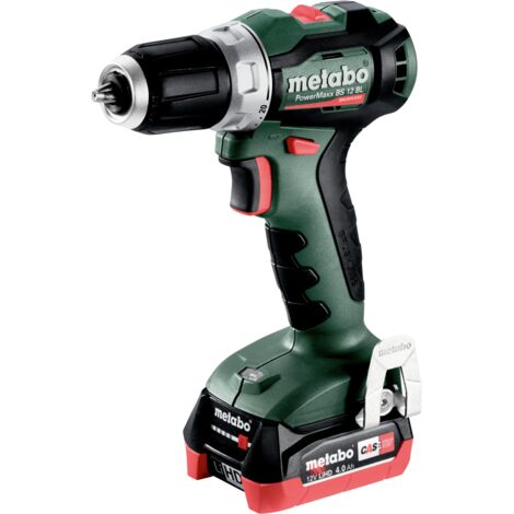 METABO 12 V PowerMaxx BS 12 BL trapano/avvitatore - 2 batterie 4,0 Ah, caricabatterie - 601044800