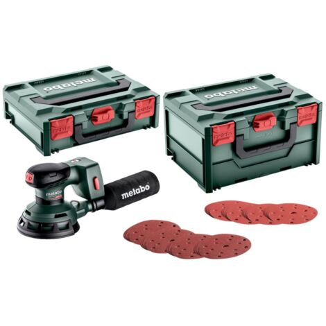 Ponceuse excentrique 18V Ø125 mm (Produit seul) SXA 18 LTX 125 BL avec accessoires dans metabox - METABO 691200000