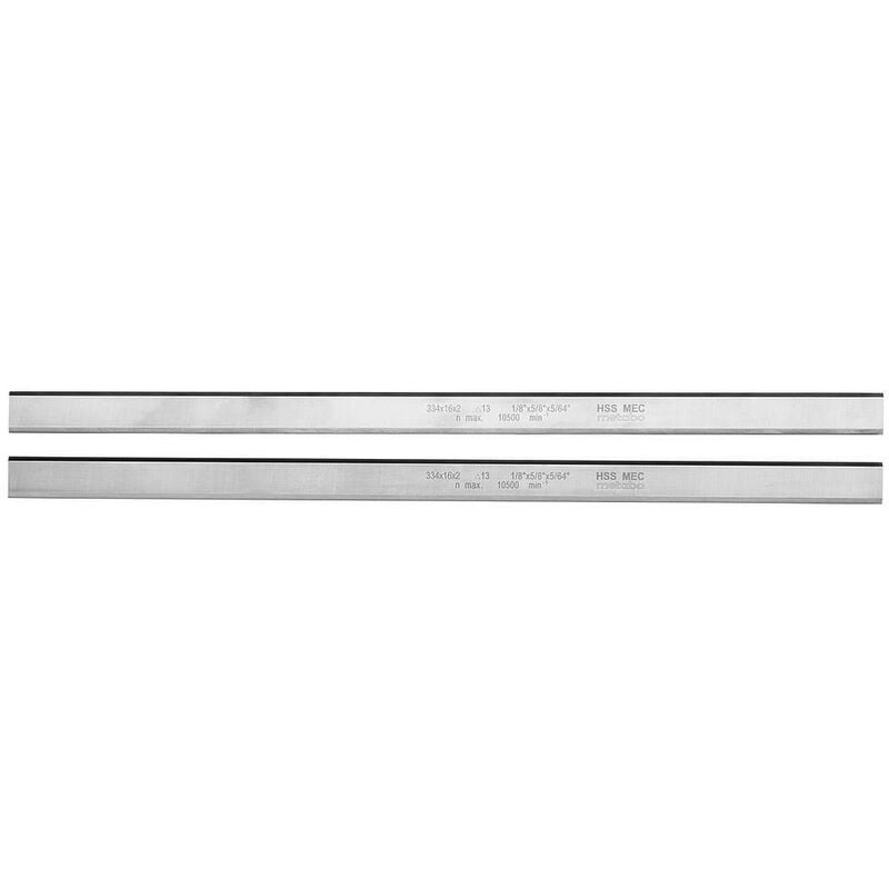 Metabo - 2 fers de rabot hss 334 x 16 x 2 mm