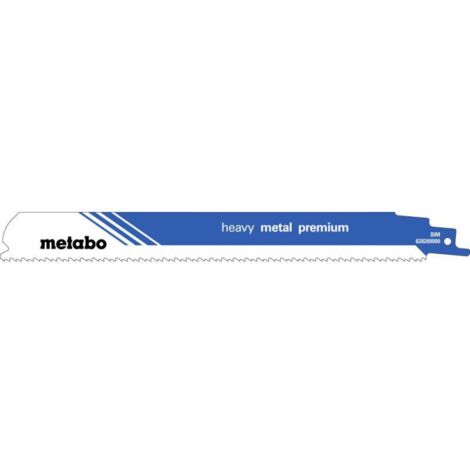 Metabo 2 lames de scies sabres, métal, profes. pre., 225 x 1,1 mm (628269000)
