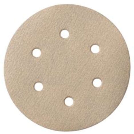 Metabo 25 fogli abrasivi autoaderenti, 150 mm, P240, vernice, serie professional, per vernici, lacche, stucco, per levigatrici roto-orbitali, corindone, con rivestimento in stearato (624034000)
