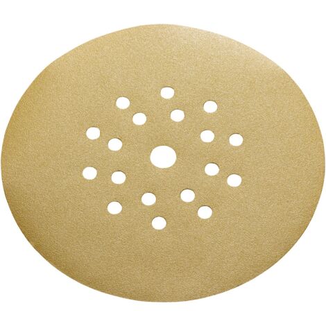 Metabo 25 fogli abrasivi autoaderenti 225 mm, P 120, serie professional per stucco, vernici, smalti, per levigatrici a stelo (626645000)