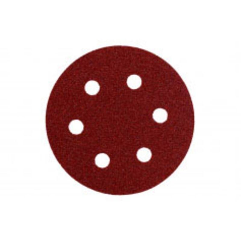 25 fogli di levigatura adesiva Metabo 80 mm P80