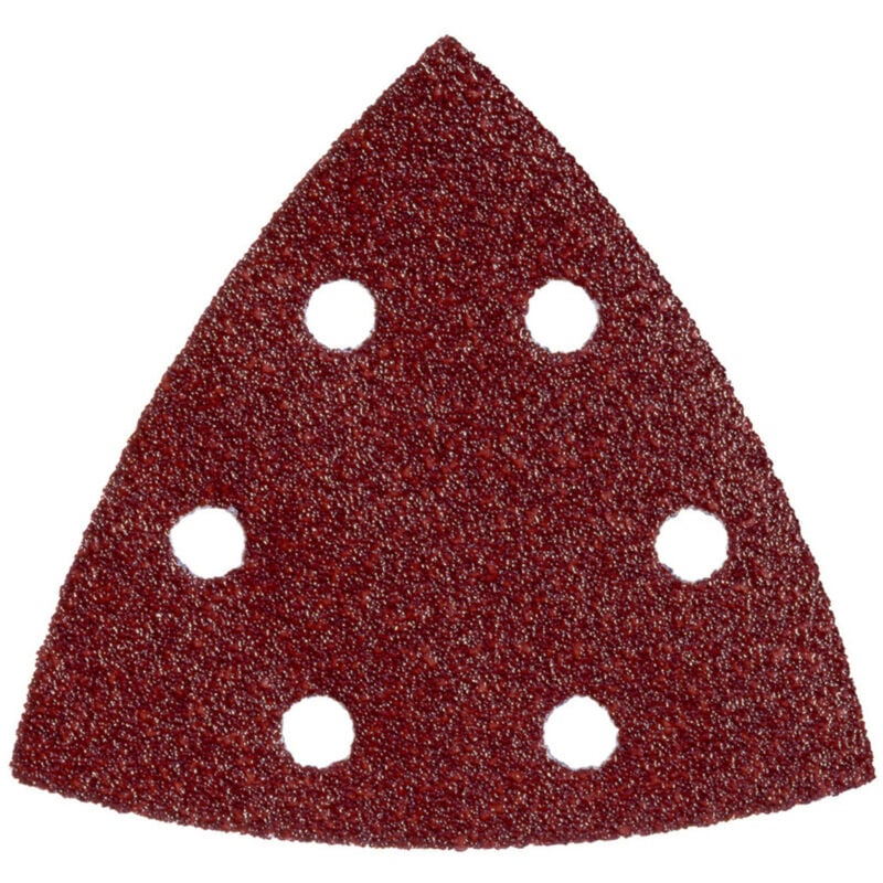 25 Haftschleifblätter 93x93 mm, p 80, Holz+Metall, für Dreieckschleifer (624982000) - Metabo