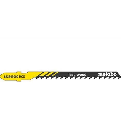Metabo 25 Lames de scies sauteuses, bois, profess. 74 / 4,0 mm (623607000)