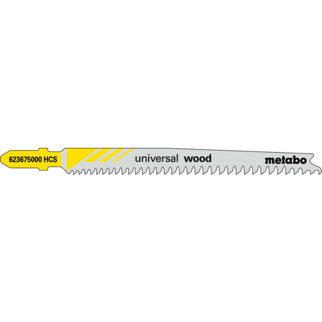 Metabo 25 Stichsägeblätter "universal wood" 91 mm, progressiv, HCS, Type 23675