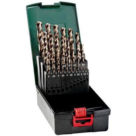 METABO 25PCE HSS COBALT DRILL BIT SET