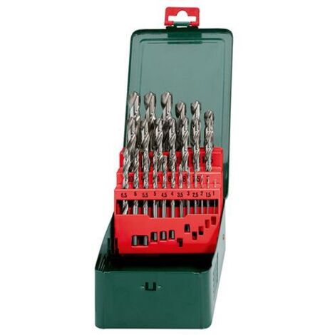 METABO 25PCE HSS GROUND DRILL BIT SET
