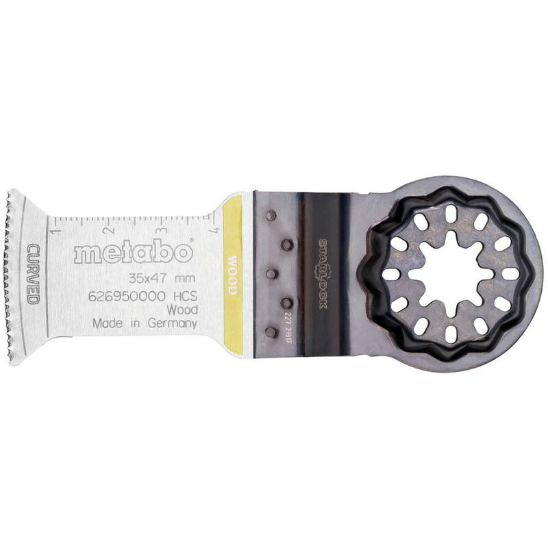 Metabo - 5 lames de scie plongeantes, bois/métal 32 mm, Starlock