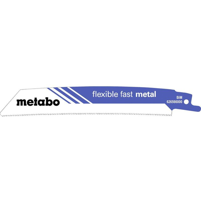 626566000 lame de scie sabre flexible fast metal Longueur lame de scie 150 mm 5 pc(s) - Metabo