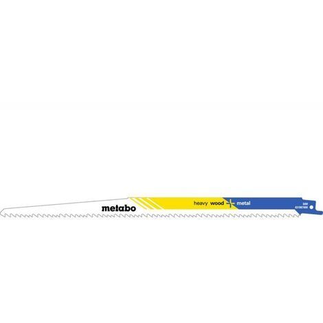 Metabo 5 lames de scies sabres, bois, flexible, 300 x 1,25 mm (631987000)