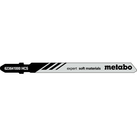 Metabo 5 Stichsägeblätter "expert soft materials" 74 mm, HCS (623641000)