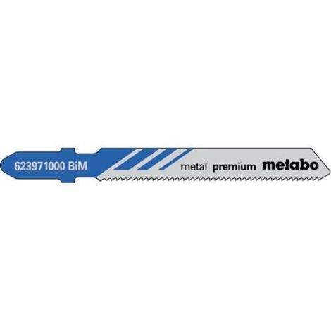 Metabo 5 Stichsägeblätter "metal premium" 51/ 1,2 mm, BiM 5 Stk