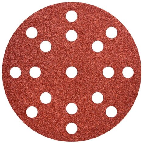 Metabo 50 fogli abrasivi autoaderenti 125 mm, P120, legno + metallo, multi-hole (626852000)