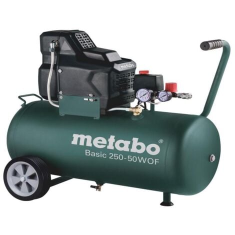 METABO 601535000 - Compressore Basic 250-50 W OF Potenza 1,5/2 (Kw/HP) Ricevitore da 50 litri