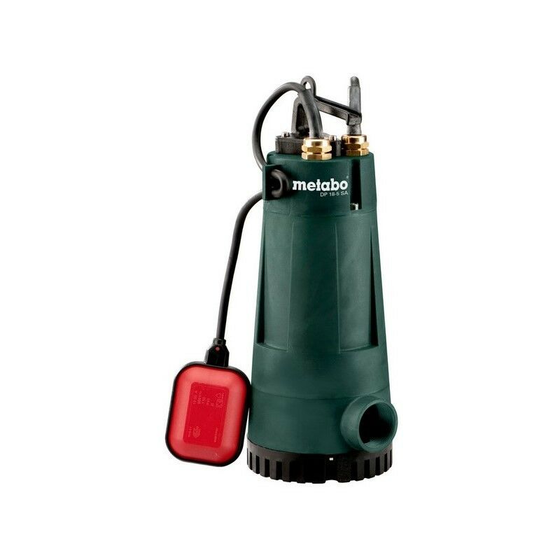 

Metabo 604111000 Bomba sumergible de obra para drenaje DP 18-5 SA 800W Caudal máx 18000 l:h Altura máx bombeo 12 m