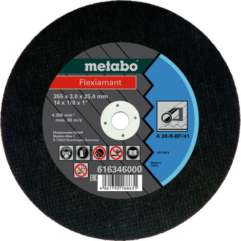 Metabo 616346000 Zubehör für Winkelschleifer Scheibenfräser Scheibenfräser