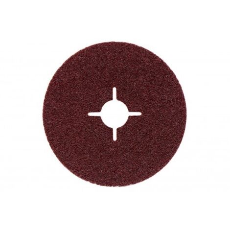 METABO 624123000 - Disco de fibra Corindón normal Metal circular ranurado 180 mm grano 16 (Envase de 25 Ud)