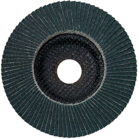 Metabo 624259000 Disco abrasivo láminas Corindón Zr oblicuo para acero inox hierro fundido D178 mm Grano P80 (Envase 10 Ud)