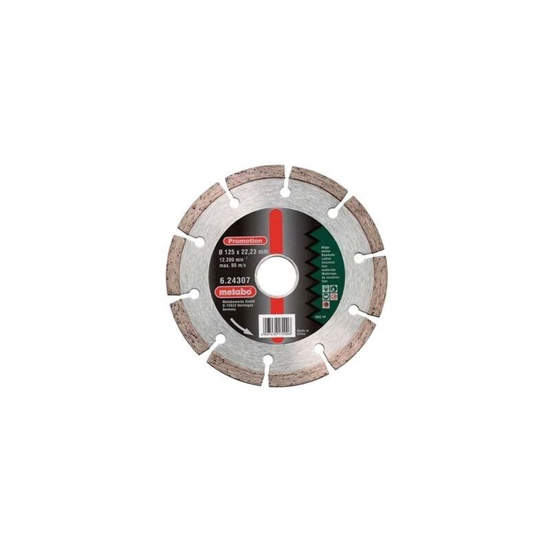 Metabo - disque diamant D125MM pour meuleuse d'angle - 624307000