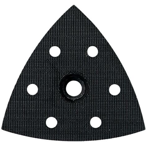 Patin perforé Metabo 90mm pour ponceuse à patin triangulaire à bande auto-agrippante