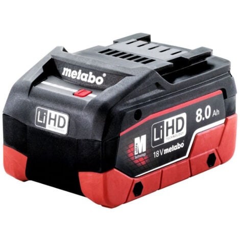 Metabo 625369000 Slide Battery Pack 18V 8.0Ah LiHD