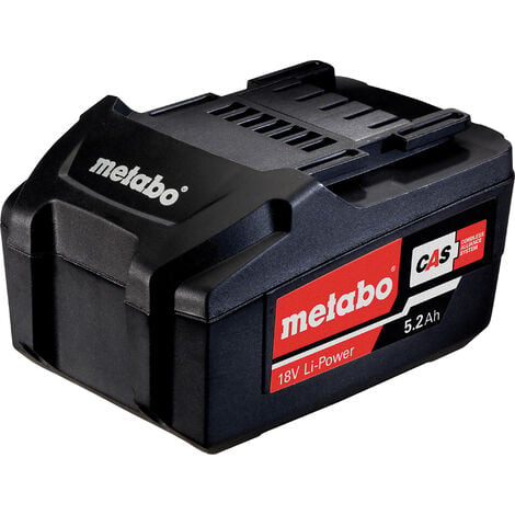 METABO 625592000 5.2Ah batt 18v Li-ion battery 5.2Ah