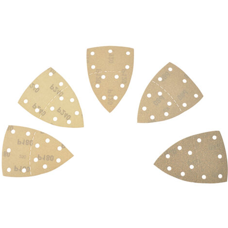 Metabo 625618000 Assorted Sanding Sheets Suitable for Paint FMS200 (Pack 10) MPT625618