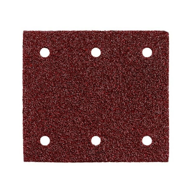 

Metabo 625619000 Hoja de lijar Professional perforada Madera y metal Enganche velcro 103x115 mm Grano P40