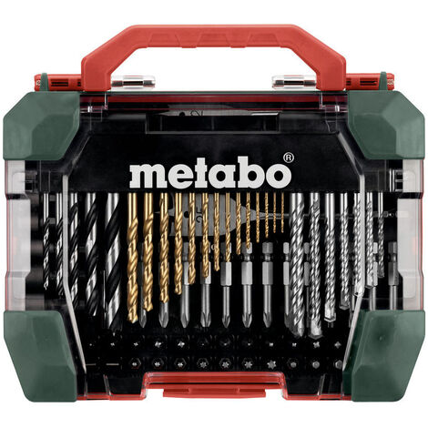 Metabo 626708000 Drill Bit Accessory Set 86 Pieces