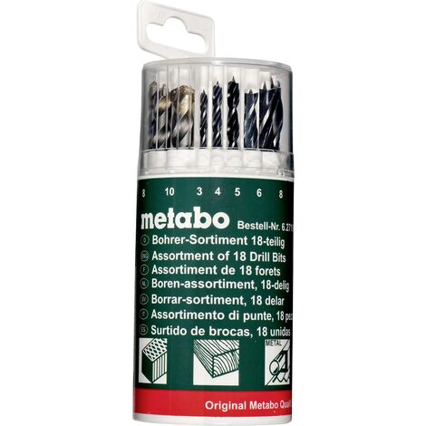 Metabo - Coffret 18 pièces de forets