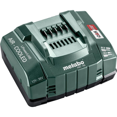 METABO 627379000 ASC 145 12V/14.4V/18V/36V Air Cooled Quick Charger