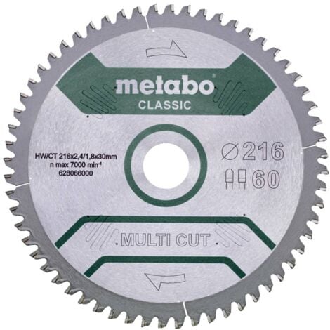 Metabo 628066000 Lama circolare 216 mm 1 pz.