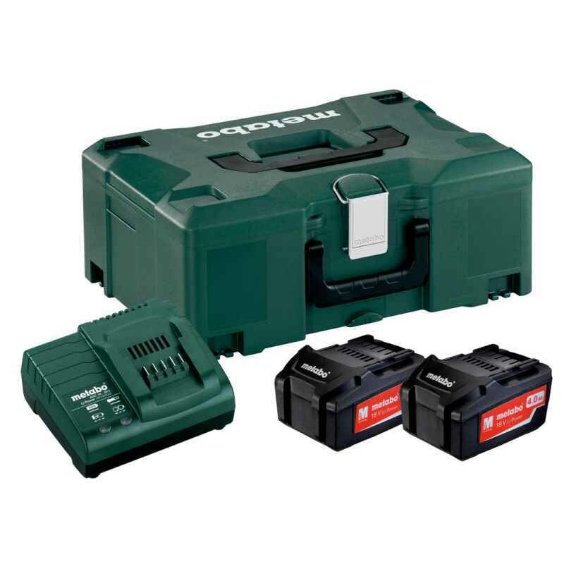 

Metabo - SET BATERIAS 2 X 4.0 AH, CARGADOR ASC 30-36V