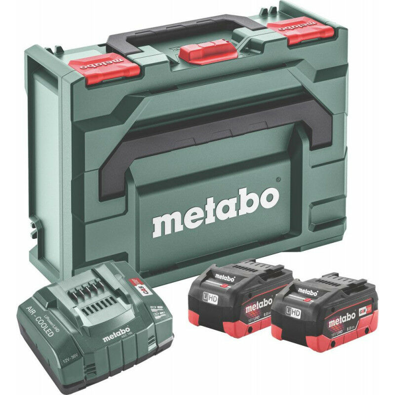 

Akku Basis Set 180 V LiHD Metabo2x180V 80 Ah LadegerätASC Ultra metaBOX