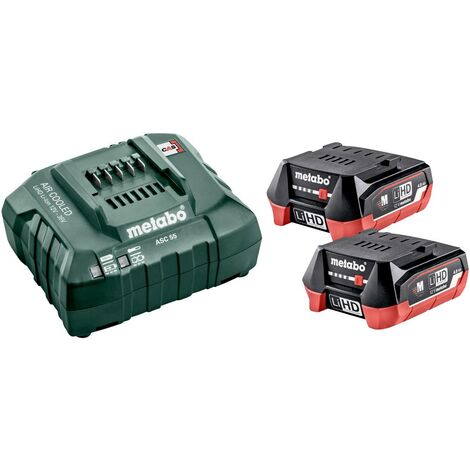 Metabo 685301000 Batterie pour outil et chargeur 4 Ah LiHD A693472