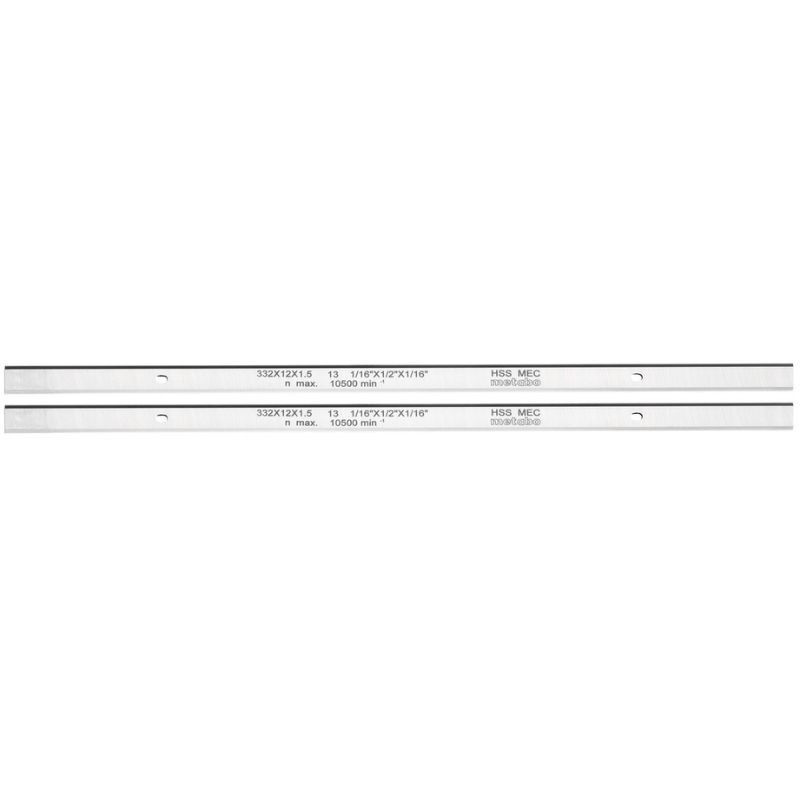 Lame de rabot METABO DH 330316 HSS Réaffûtable Teneur en tungstène 18 %