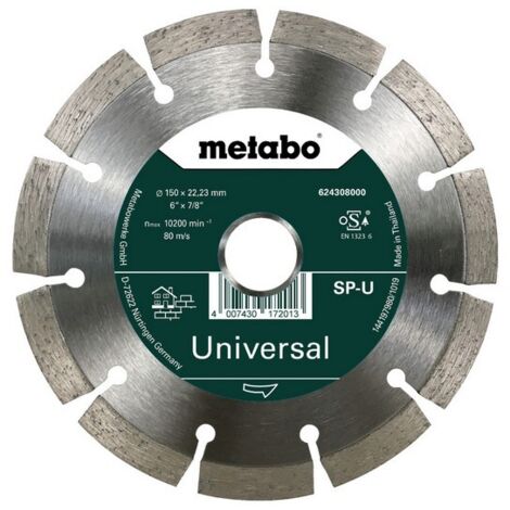 Metabo Accesorios - Disco de corte de diamante 150x22,23 mm 624308000