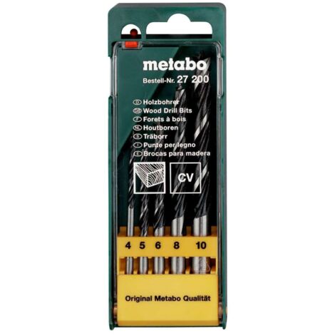 Metabo Accesorios - Juego de 5 brocas para madera 627200000