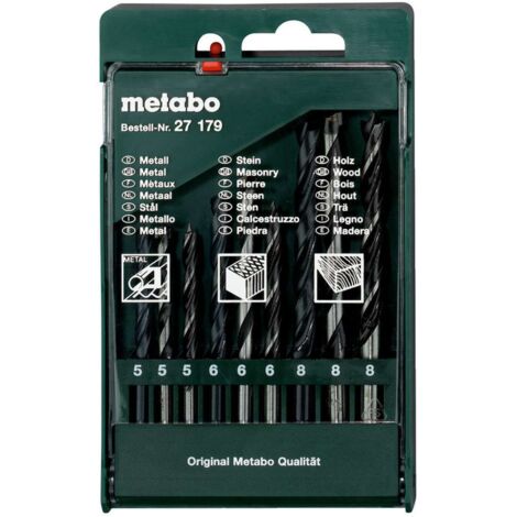 Metabo Accesorios - Juego de brocas de 9 piezas 627179000