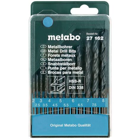 Metabo Accesorios - Juego de brocas para metal de 13 piezas. 627162000
