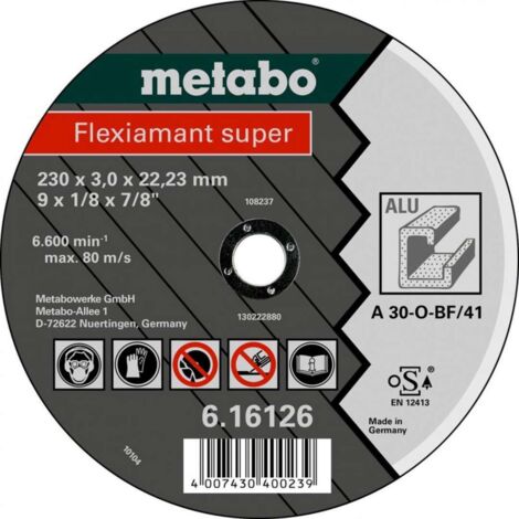 Metabo Accessoires - Lame circulaire pour aluminium 125x22,23 mm 616752000