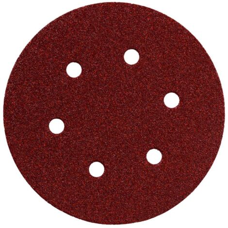 Metabo Accessori - 25 Fogli abrasivi autoaderenti per legno e metallo P80, diametro 150 mm 624021000