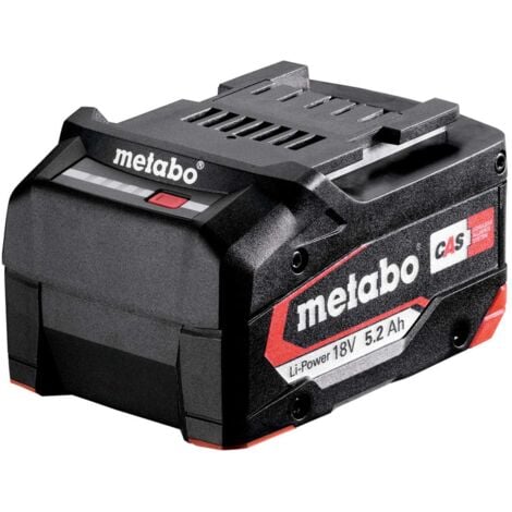 Metabo Accessori - Batteria ricaricabile Li-Power 18 V - 5,2 Ah 625028000