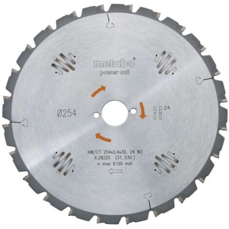 Metabo Accessori - Lama per sega per legno 315x30 mm, 24 denti 628016000