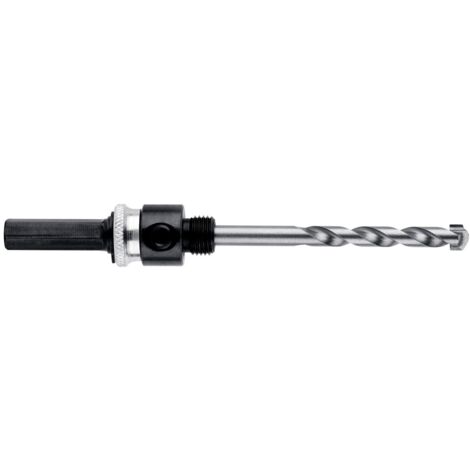 Metabo Adapter SW9/ 1/2 -20 UNF, Ø 14-30 mm, HM, für Lochsägen, incl. Zentrierbohrer