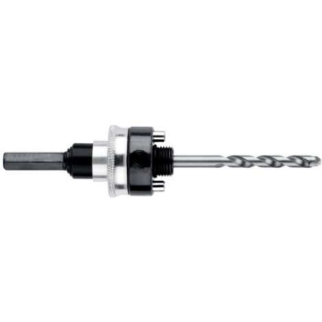Metabo Adapter SW9/ 5/8 -18 UNF, Ø 32-152 mm, HM, für Lochsägen, incl. Zentrierbohrer