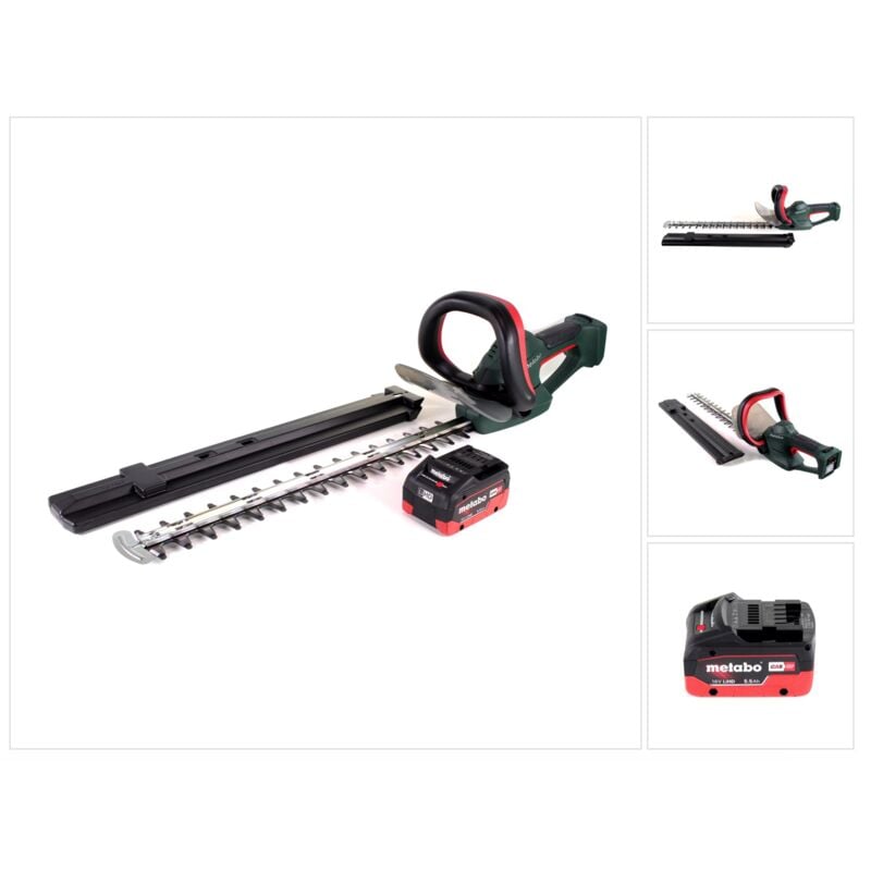 Metabo - ahs 18-55 v Taille-haies sans fil 18V - 53cm + 1x Batterie 5,5 Ah - sans chargeur